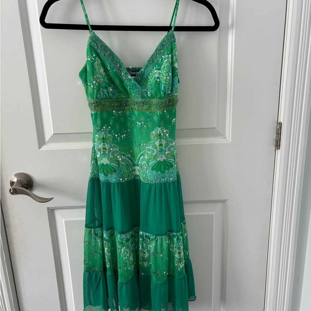 COPY - Green Spaghetti Strap Dress
